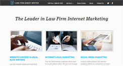 Desktop Screenshot of lawfirmghostwriter.com